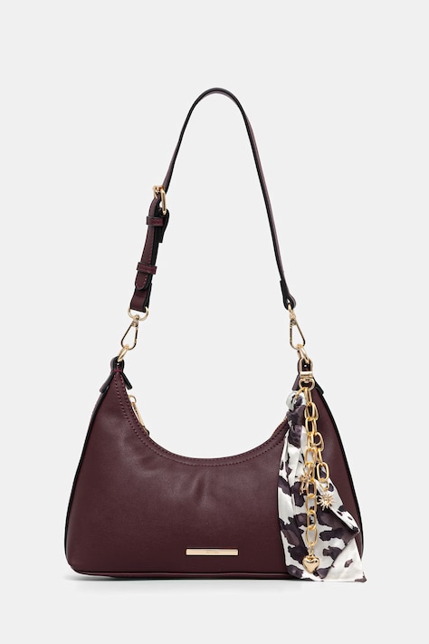 Aldo torebka hobo damska z imitacji skóry ENEDENTAR bordowa 14449992
