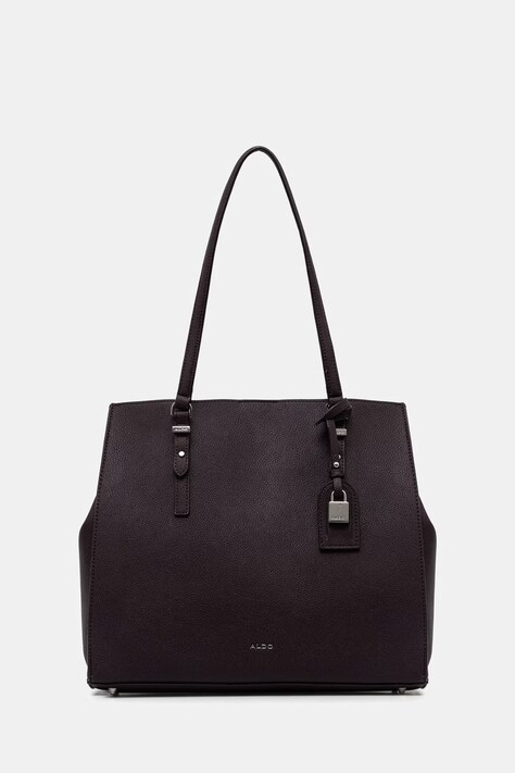 Aldo torebka shopper damska z imitacji skóry FEACAN fioletowa 14438505