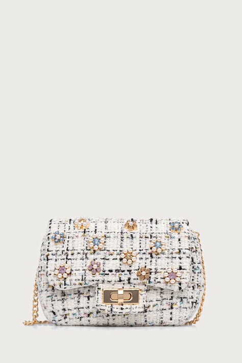 Aldo torebka crossbody damska BBELLAFLORAL biała 14438148