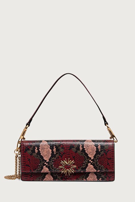 Aldo Torebka crossbody damska skórzana x ZUHAIR MURAD bordowa 14471811