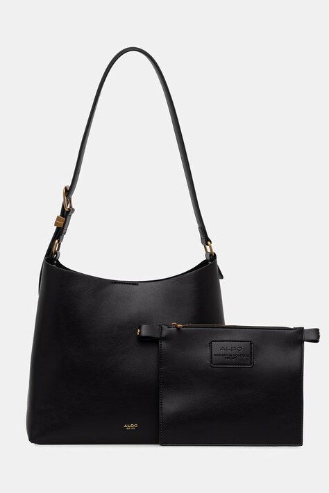 Aldo torebka tote damska z imitacji skóry HHOBOCHIC czarna 14438429