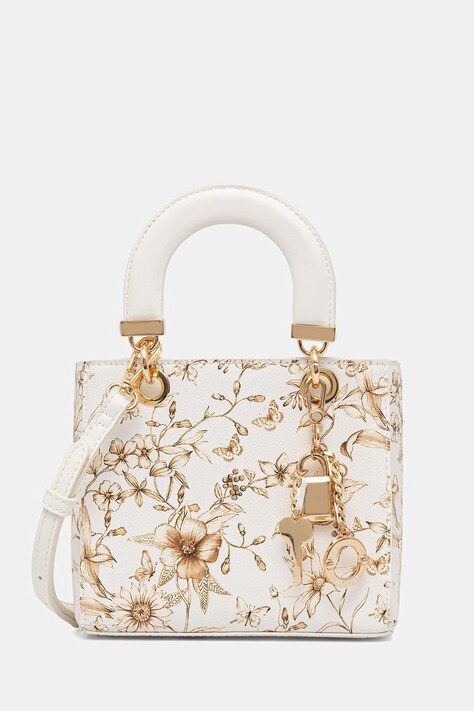 Aldo crossbody torbica ženska iz umetnega usnja FLORENSE bela 14449532
