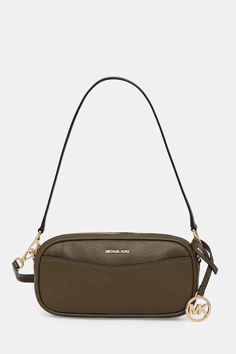 MICHAEL Michael Kors torebka crossbody damska skórzana May zielona 32T6GX5C1L