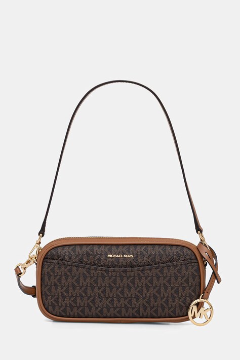 MICHAEL Michael Kors torebka crossbody damska z imitacji skóry May brązowa 32T6GX5C1B