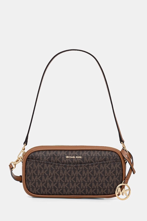 MICHAEL Michael Kors torebka crossbody damska z imitacji skóry May brązowa 32T6GX5C1B