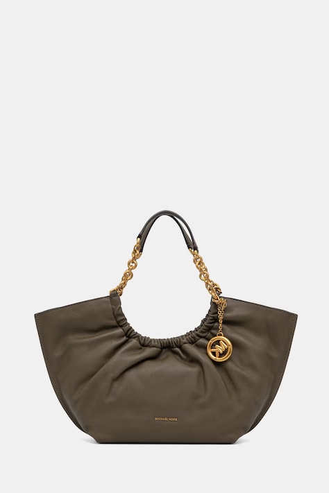 MICHAEL Michael Kors geantă tote pentru femei din piele Indie maro 30T6A50T5L