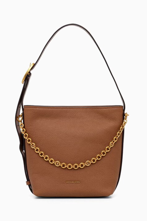 MICHAEL Michael Kors torebka damska skórzana Nolita brązowa 30T6AUEM5L
