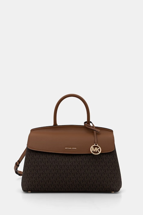 MICHAEL Michael Kors torebka damska z imitacji skóry Landry brązowa 30T6GX7S2B