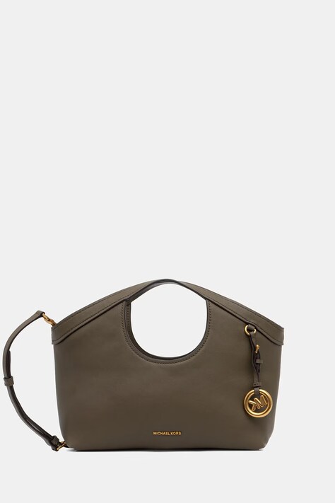 MICHAEL Michael Kors torebka crossbody damska skórzana Haddie zielona 32T6AX6C2L