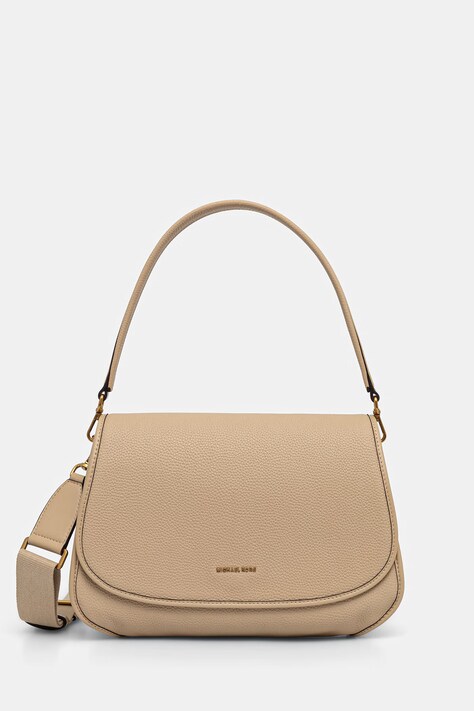 MICHAEL Michael Kors torebka crossbody damska skórzana Holmes beżowa 30T6AX3M2L