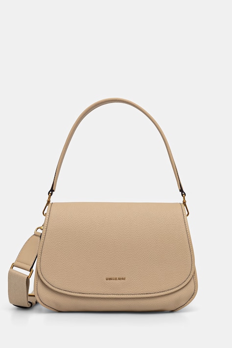 MICHAEL Michael Kors torebka crossbody damska skórzana Holmes beżowa 30T6AX3M2L