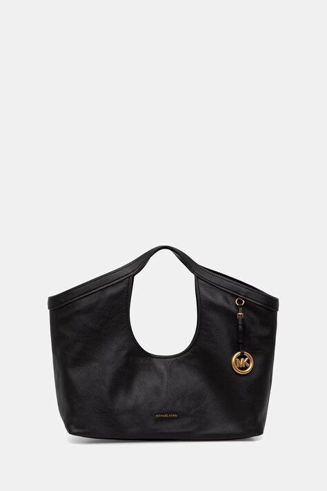 MICHAEL Michael Kors torebka shopper damska skórzana Haddie czarna 30T6AX6T3L