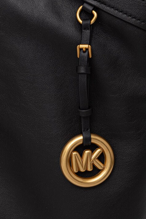 MICHAEL Michael Kors сумка-шопер жіноча шкіряна Haddie — AW26-TODZIF, чорний — фото 5