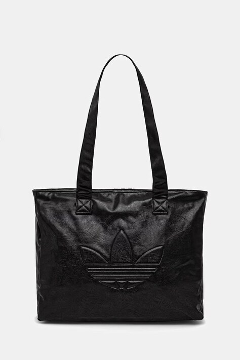 adidas Originals torebka shopper damska z imitacji skóry czarna KR1565