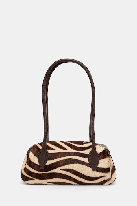 Yuzefi torebka damska skórzana OYSTER SHOULDER MINI brązowa YUZPF26-HB-OSM-L076