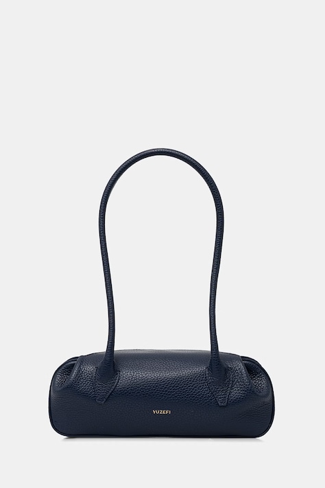 Yuzefi torebka bagietka damska skórzana OYSTER SHOULDER MINI granatowa YUZSS26-HB-OSM-L063