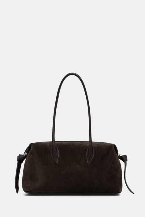 Yuzefi torebka tote damska zamszowa BRIOCHE DUFFLE brązowa YUZSS26-HB-BD-S029