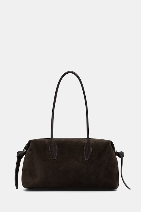 Yuzefi torebka tote damska zamszowa BRIOCHE DUFFLE brązowa YUZSS26-HB-BD-S029