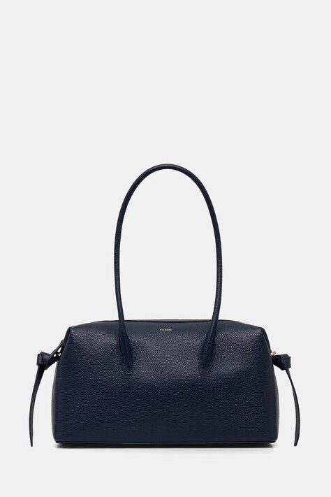 Yuzefi torebka tote damska skórzana BRIOCHE DUFFLE granatowa YUZSS26-HB-BD-L063