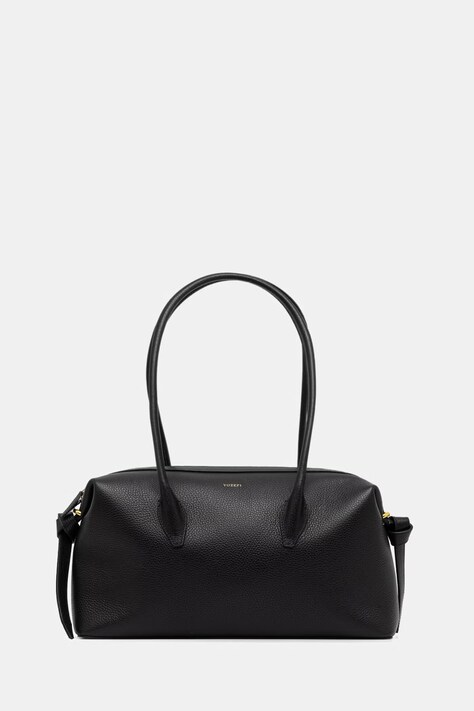 Yuzefi torebka shopper damska skórzana BRIOCHE DUFFLE czarna YUZPF25-HB-BD-L034