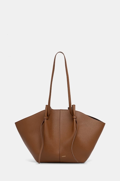 Yuzefi torebka shopper damska skórzana LARGE MOCHI brązowa YUZSS26-HB-LM-L069