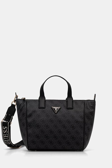Guess torba za žene od imitacije kože FOLLIE siva TWLB96 76019