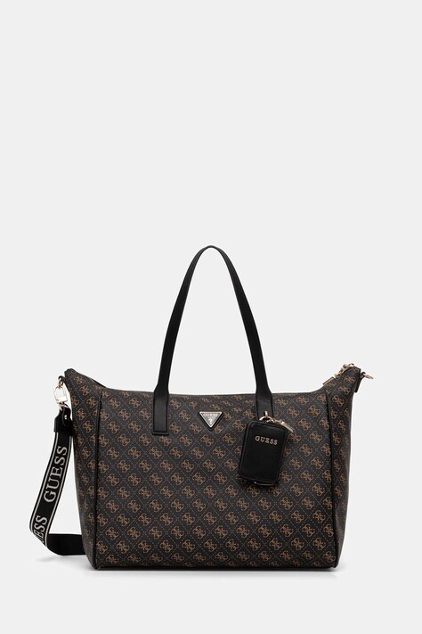 Guess shopper torba za žene od imitacije kože LATONA smeđa TWHQ92 11017