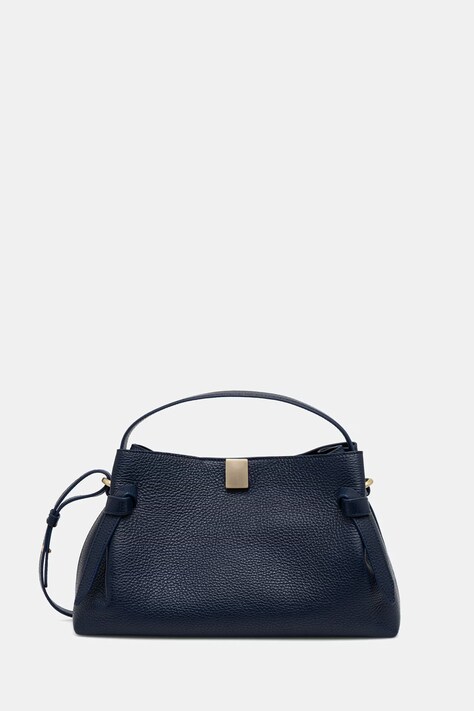Yuzefi torebka crossbody damska skórzana GYOZA granatowa YUZSS26-HB-GZ-L063