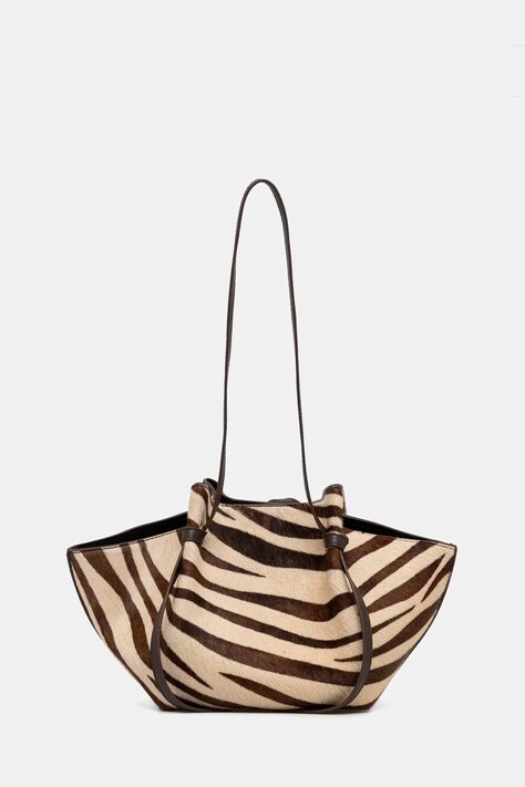 Yuzefi torebka shopper damska zamszowa MOCHI brązowa YUZPF26-HB-MO-L076