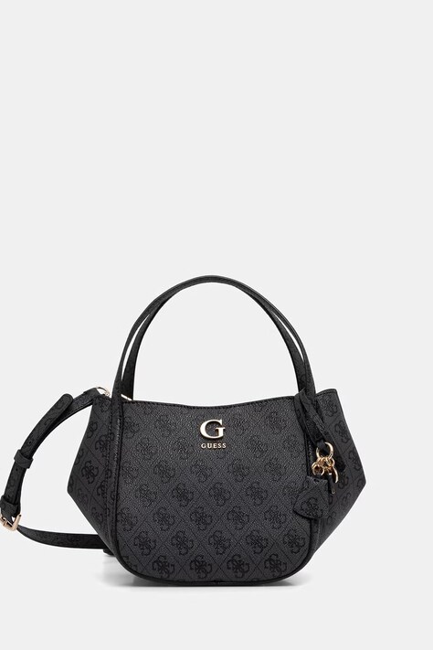 Guess torebka crossbody damska z imitacji skóry COLEEN szara HWSG97 56050