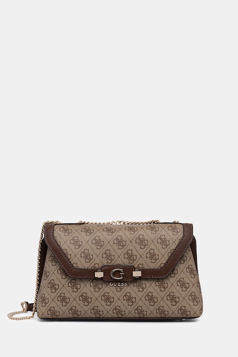 Guess crossbody kabelka dámska z imitácie kože LINDSEY hnedá HWSG97 49210