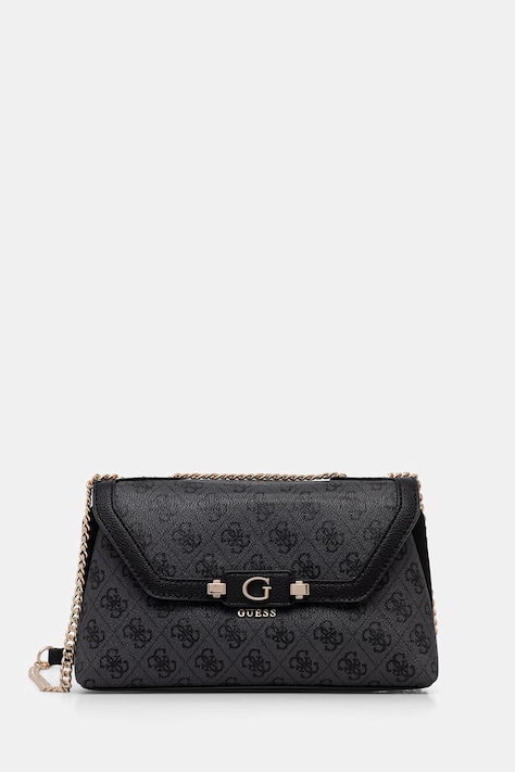 Guess чанта crossbody дамска от имитация на кожа LINDSEY сива HWSG97 49210
