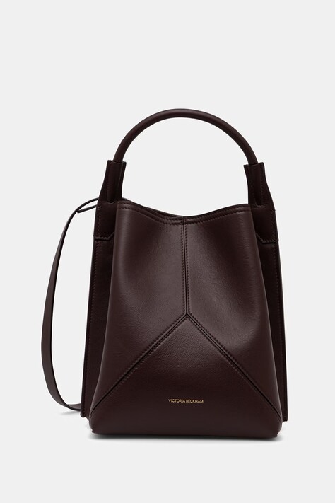 Victoria Beckham torebka damska skórzana Victoria bordowa B326AAC007564A