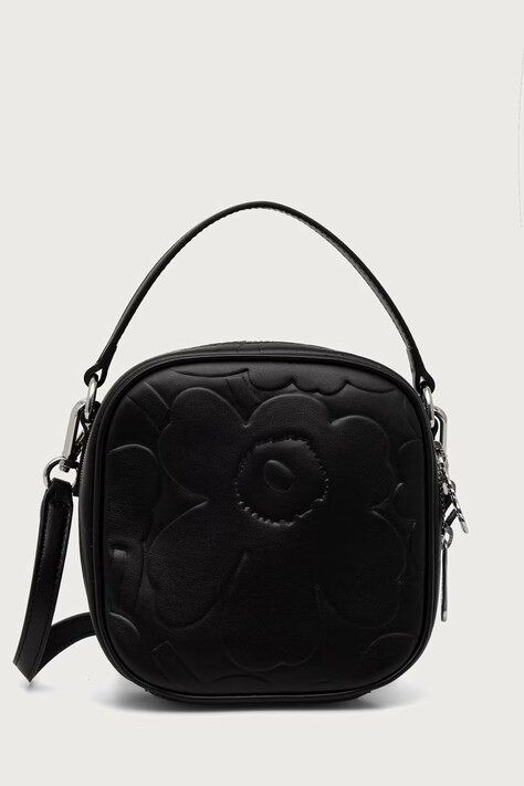 Marimekko Χιαστί Γυναικεία δερμάτινη μαύρη 096095