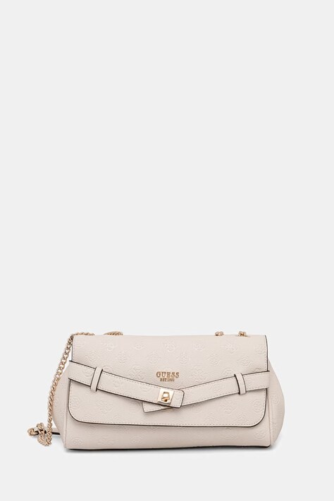 Guess torebka damska z imitacji skóry ELLA beżowa HWPD97 46210