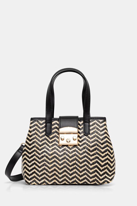 Morgan torebka crossbody damska pleciona 2ALIZEE beżowa 2ALIZEE