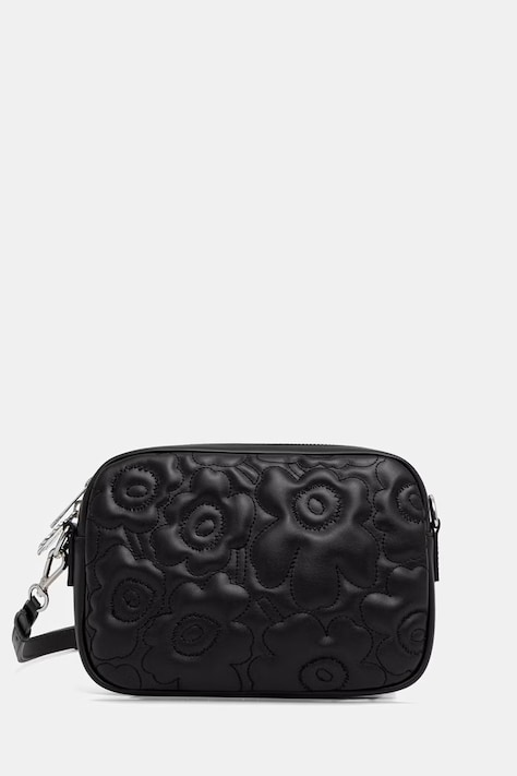 Marimekko borsa a tracollo in pelle nera 095615