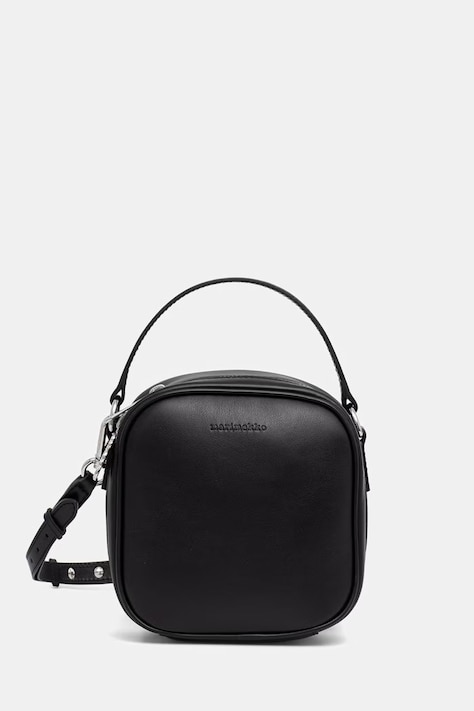 Marimekko crossbody kabelka dámska kožená čierna 096164