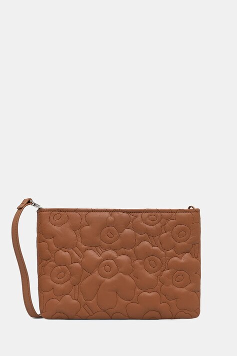 Marimekko torebka crossbody damska skórzana brązowa 096187