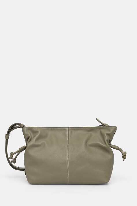 Marc O'Polo torebka crossbody damska skórzana zielona 5000010837