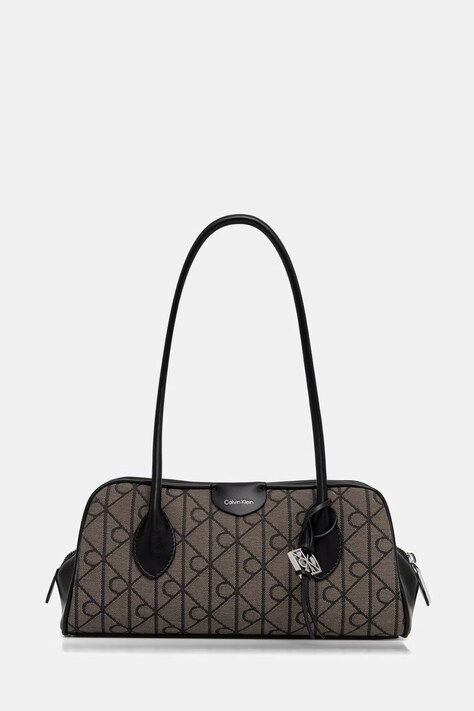 Calvin Klein torebka bagietka damska beżowa LV04F3744G