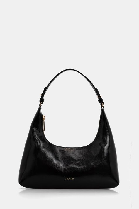 Calvin Klein torebka crossbody damska z imitacji skóry czarna LV04F3737G