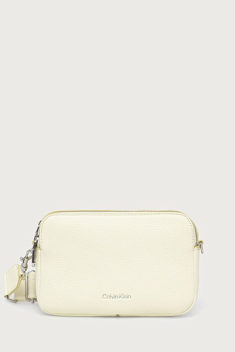 Calvin Klein Torebka crossbody damska z imitacji skóry zielona LV04F3656G