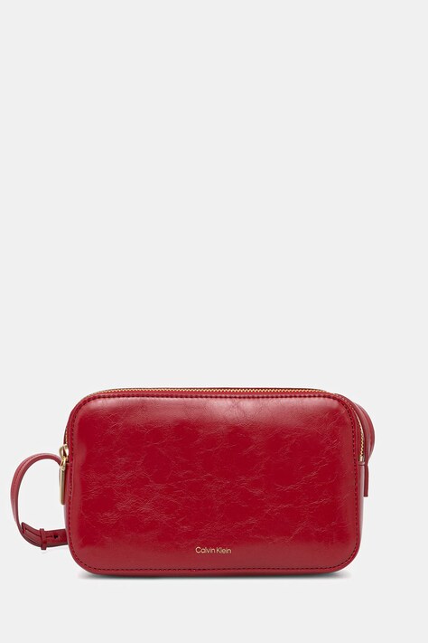 Calvin Klein torebka crossbody damska bordowa LV04F3539G