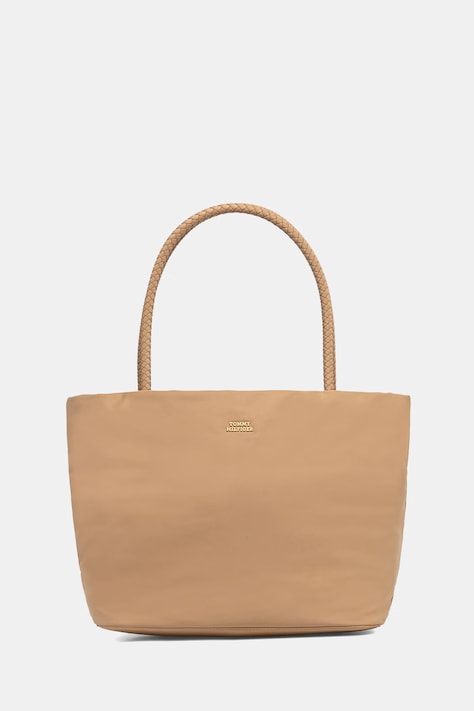 Tommy Hilfiger torebka shopper damska beżowa AW0AW18862