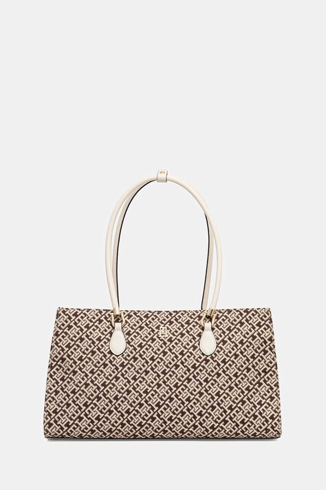 Tommy Hilfiger shopper γυναικεία καφέ AW0AW18754