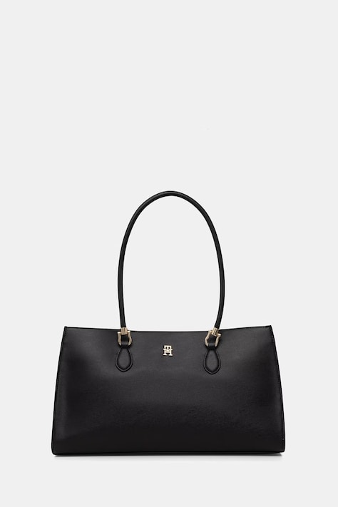 Tommy Hilfiger shopper torba za žene od imitacije kože crna AW0AW18750