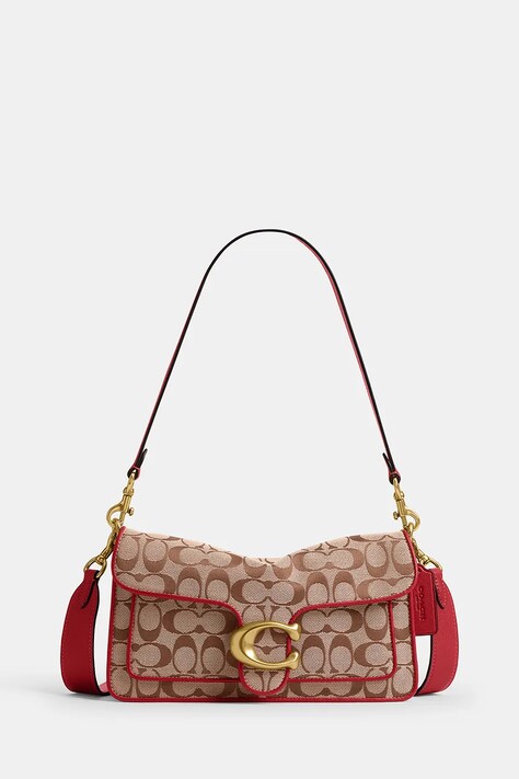 Coach torebka crossbody damska Soft Tabby Shoulder Bag 26 brązowa CFG02