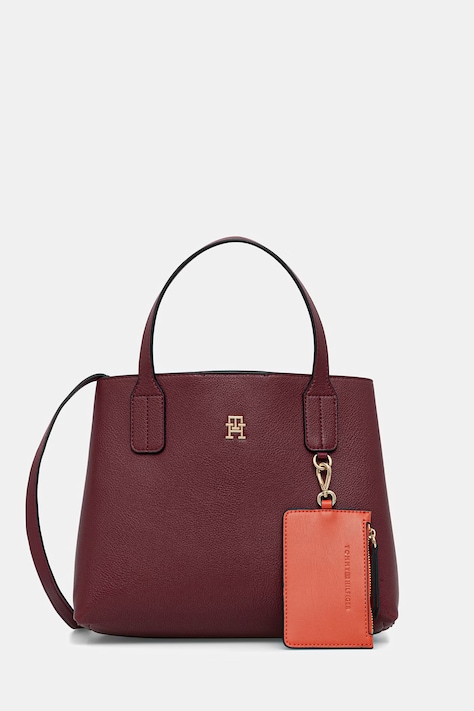 Tommy Hilfiger borsa a tracollo da donna in similpelle granata AW0AW18722