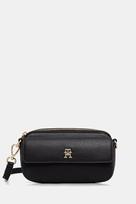 Tommy Hilfiger torebka crossbody damska z imitacji skóry czarna AW0AW18721